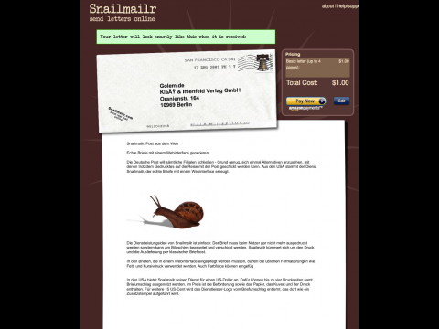 Snailmailr