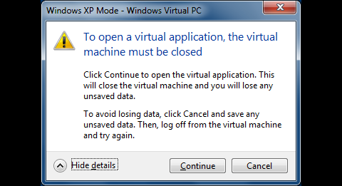 Windows-XP-Modus RC: virtuelle Anwendungen
