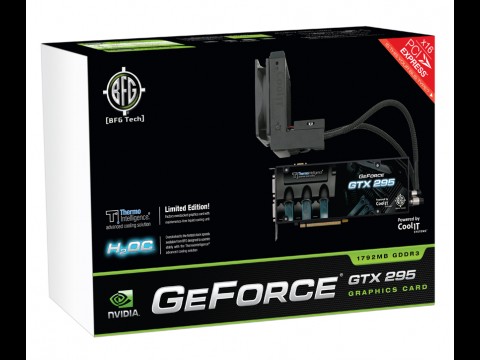 BFG GeForce GTX 295 H2OC - mit gebrauchsfertiger, wartungsfreier Wasserk&uuml;hlung (WaK&uuml;)