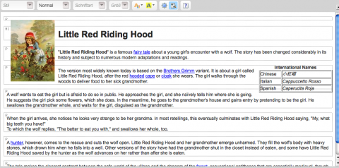 CKeditor 3.0 - Anzeige von Bl&ouml;cken