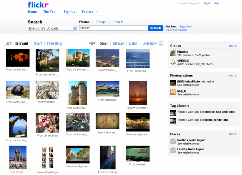 Flickr-Suche