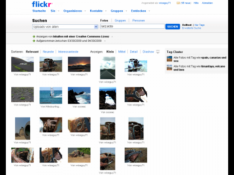 Flickr-Suche