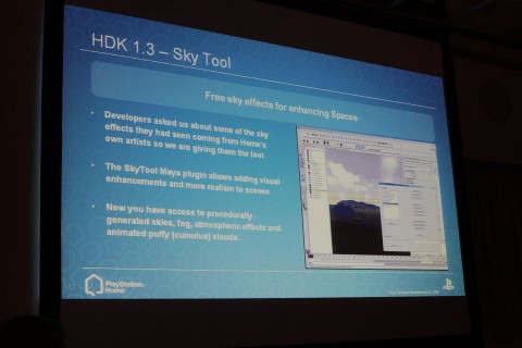 Playstation Home - HDK 1.3 und das Sky Tool f&uuml;r prozeduralen Himmel