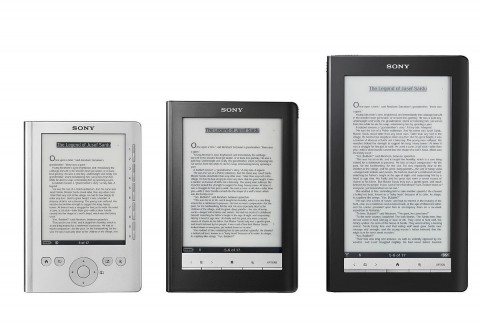 Sonys neue E-Book-Reader: PRS-300, PRS-600 und Reader Daily Edition (von links nach rechts) (Foto: Sony)