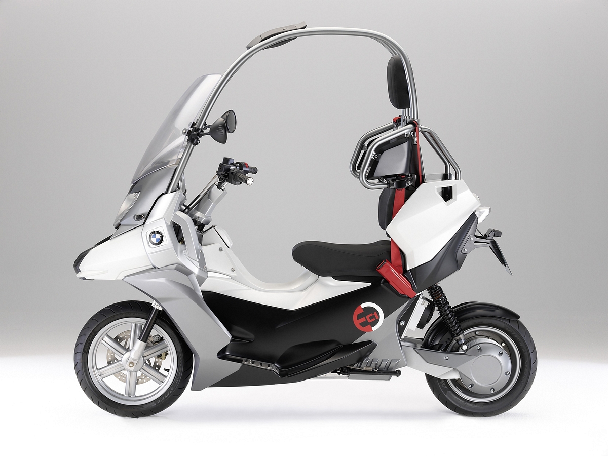 C1E der Elektromotorroller von BMW Golem.de