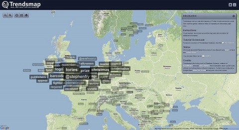 Trendsmap: Worüber twittert Europa?