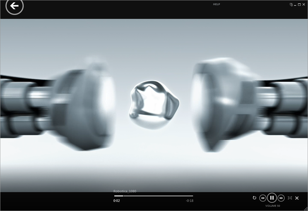 Beim Abspielen von Inhalten ist die Zune-Software schlicht und elegant.