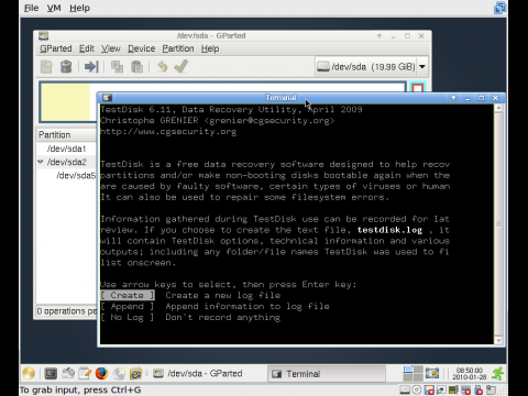 Neben Gparted zur Partitionierung und Testdisk zur Wiederherstellung von Partitionen bietet SystemrescuCD auch zahlreiche weitere Rettungstools.