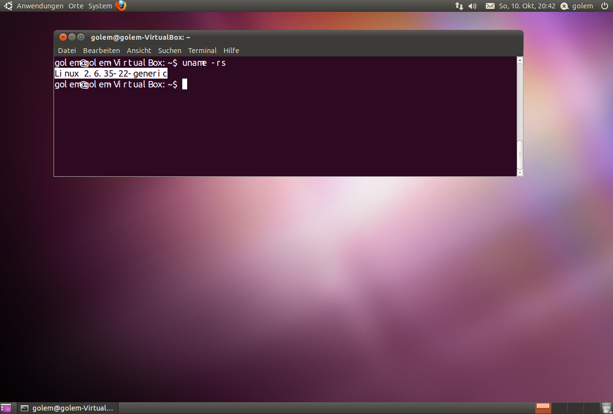 Der Linux-Kernel liegt in Version 2.6.35 bei.