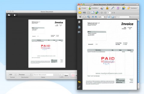 Doxie - PDF-Erzeugung