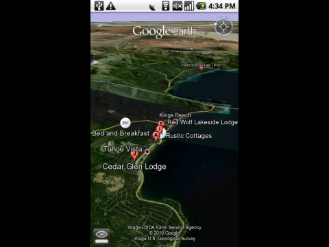 Google Earth f&uuml;r Android