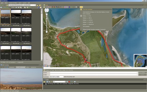 ... die Favoriten aktiviert werden.