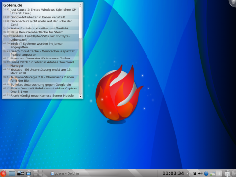 Desktopoberfläche der aktuellen Version 8.0 von PC-BSD