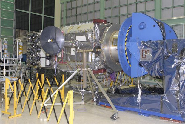 SDO im Bau (Foto: Nasa)