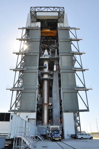 Diese Atlas-V-Rakete wird das SDO in den Orbit transportieren. (Foto: Nasa)