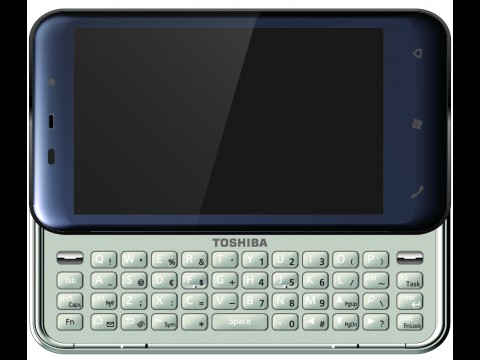 Toshiba K01 - Slider-Smartphone mit QWERTY-Tastatur und OLED-Touchscreen