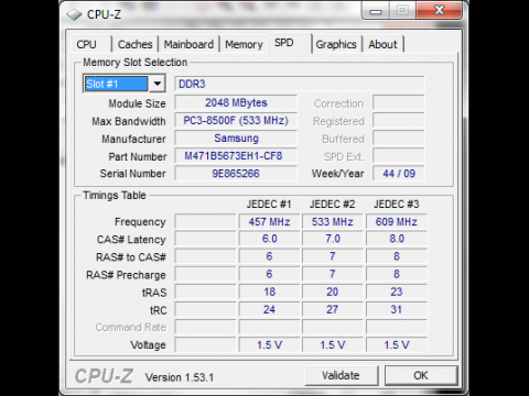 ... die aus zwei 2-GByte-Riegeln zusammengesetzt sind.