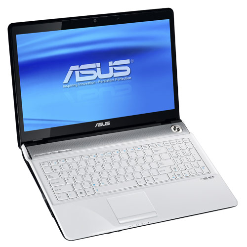 Asus N61, hier allerdings in der weißen Gehäusefarbe, die nicht angeboten wird.