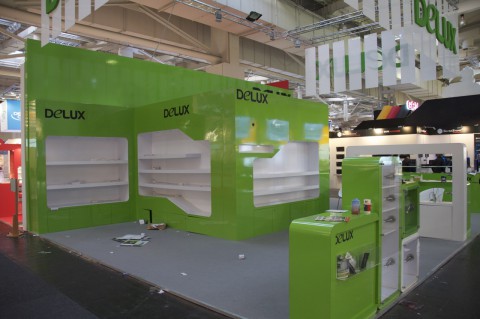 Mancher Stand war am Samstagabend schon v&ouml;llig verlassen (circa 17:30 Uhr).