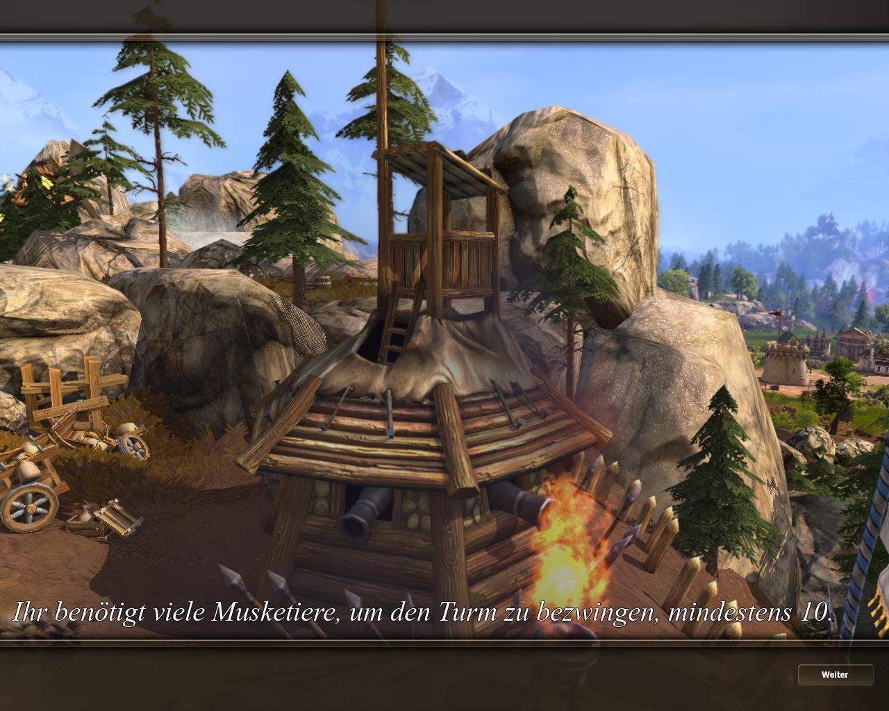 Kurze Einblendungen erklären anfangs wichtige Spielelemente.