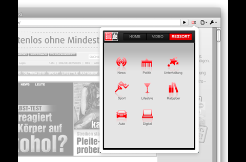 Google-Chrome-Erweiterung Bild.de