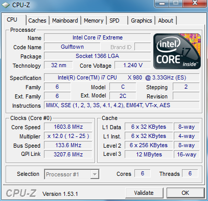 Nur bis 1.600 MHz ohne Last