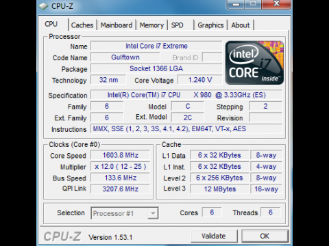 Nur bis 1.600 MHz ohne Last