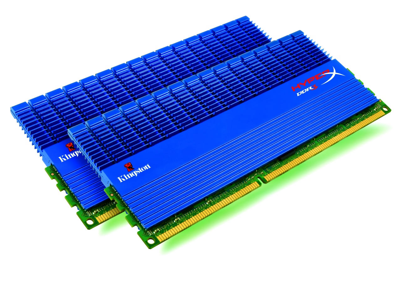 Kingstons HyperX-Module für DDR3 mit langen Kühlfinnen
