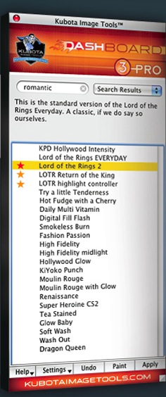 Kubota Imaging Tools Dashboard 3 Pro