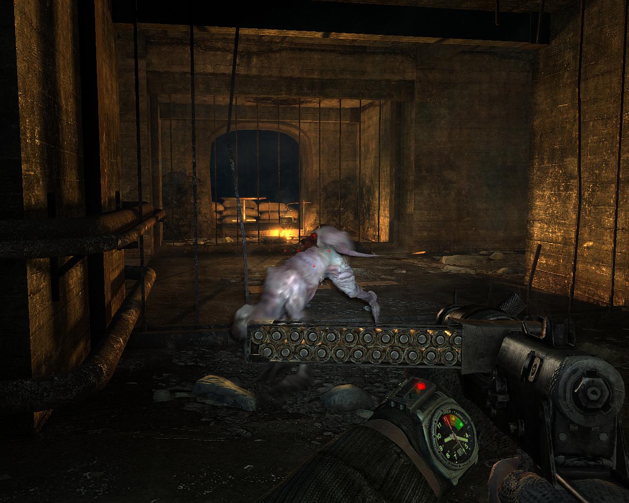 Seltsame Mutanten in einem Tunnel