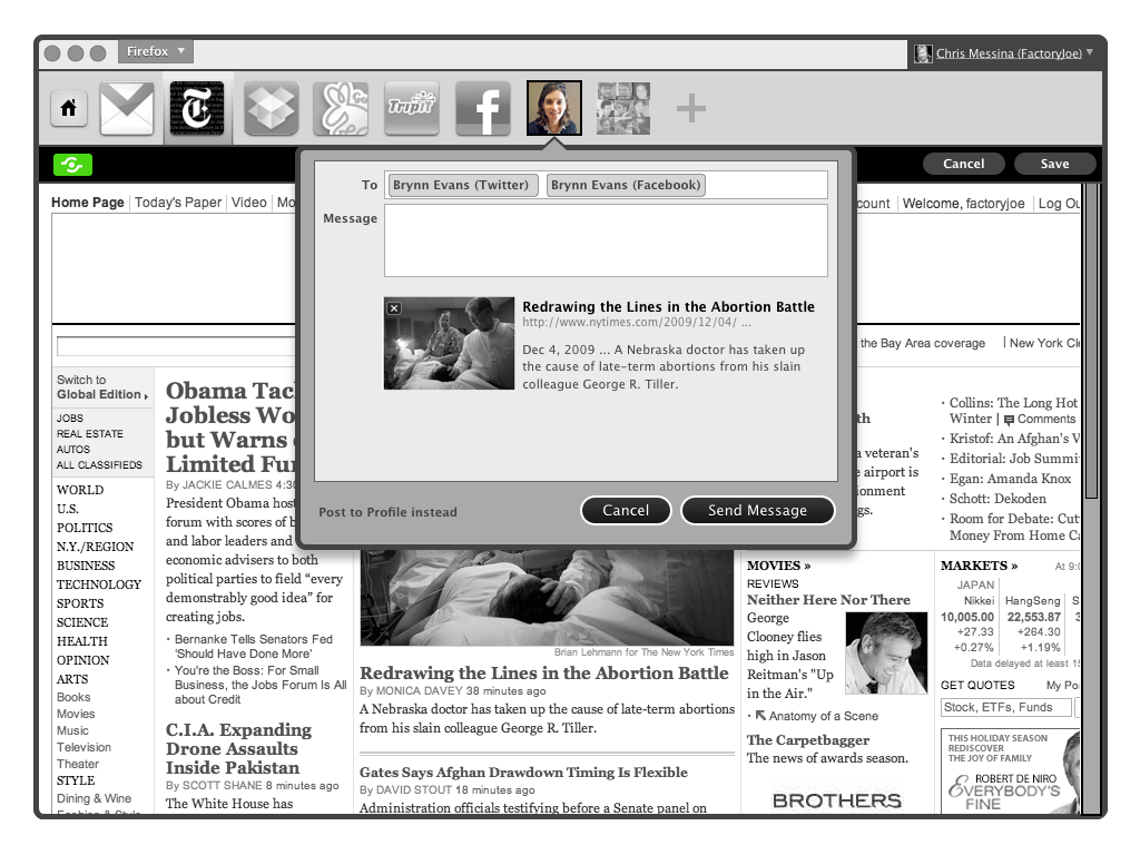 Browser als sozialer Agent