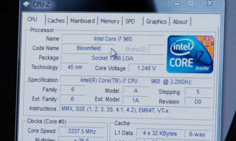 Ein Core i7 960 steckt in der Testplattform