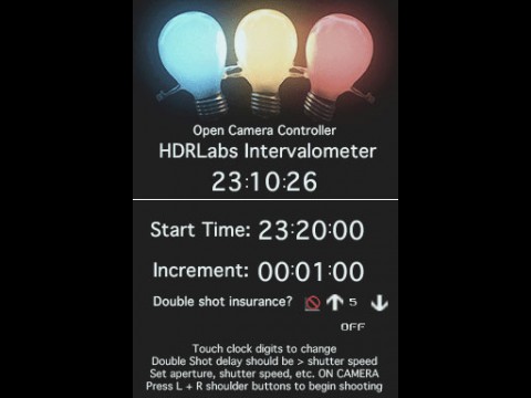 Open Camera Controller - Intervallaufnahmen