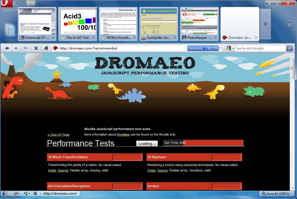 Opera 10.50 - Tabvorschau innerhalb der Opera-Tabs