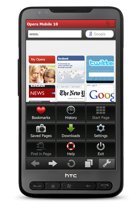Opera Mobile 10