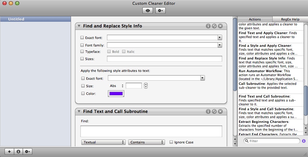 Textsoap - Eigene Funktionen