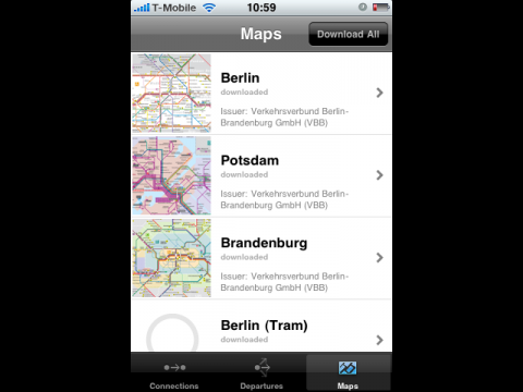 ... k&ouml;nnen in der Anwendung gespeichert werden. Eigene Streckennetzpl&auml;ne k&ouml;nnen allerdings nicht hinzugef&uuml;gt werden.