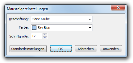 Multimouse - Beschriftung der Mauszeiger