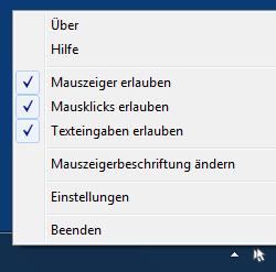 Multimouse - Gast-Mauszeiger und erlaubte Aktivitäten