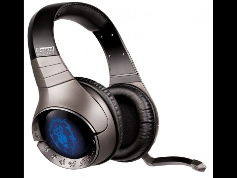 Sound Blaster World of Warcraft Wireless Headset - mit Allianz-Logo
