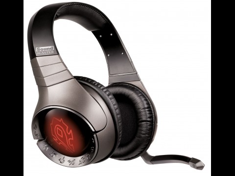 Sound Blaster World of Warcraft Wireless Headset - mit Horde-Logo