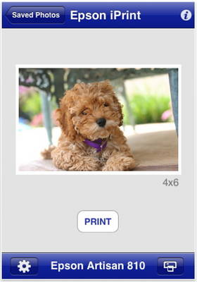 Epson iPrint - Foto-Drucken mit iPhone und iPod touch