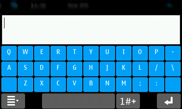 Die neue Bildschirmtastatur