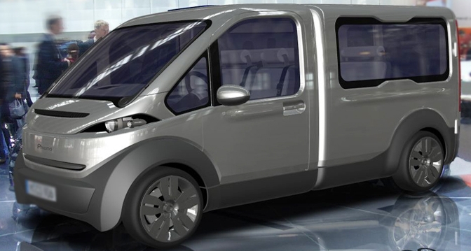 Konzeptstudie für Elektrokleintransporter (Bild: Phiamo)