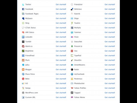 Auswahl an Netzwerken