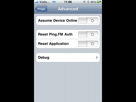 Pingle: Advanced Settings
