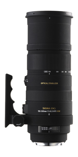 Sigma 150-500mm<br>F5-6.3 DG OS APO HSM