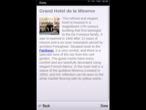 ... inklusive Beschreibung (Screenshot: Sygic)