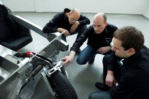 Die Rahmenstruktur sorgt f&uuml;r Sicherheit. (Foto: E‐mobile Motors)