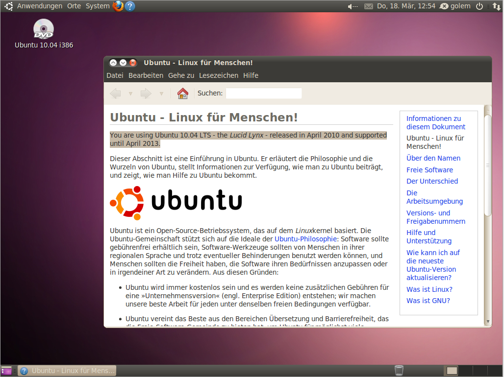 Ubuntu 10.04 soll als LTS-Variante drei Jahre lang mit Updates versorgt werden.